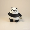 Black and white panda plush toy, 30cm plush toy details Picture